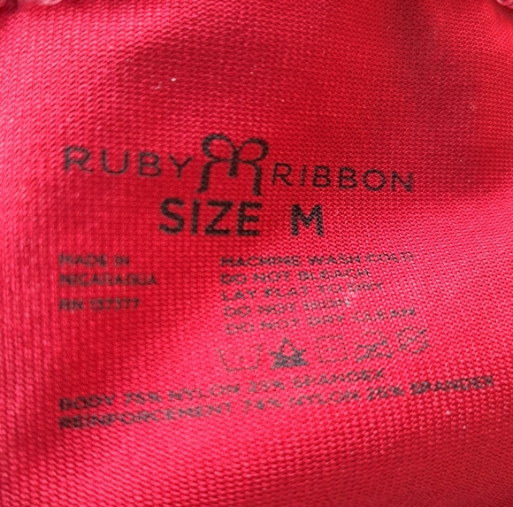 Ruby Ribbon Red High-Waisted Briefs - Picture 5 of 5